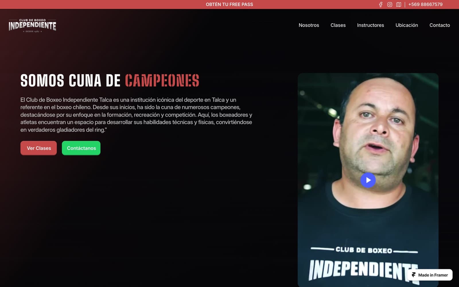 Club de Boxeo Independiente homepage